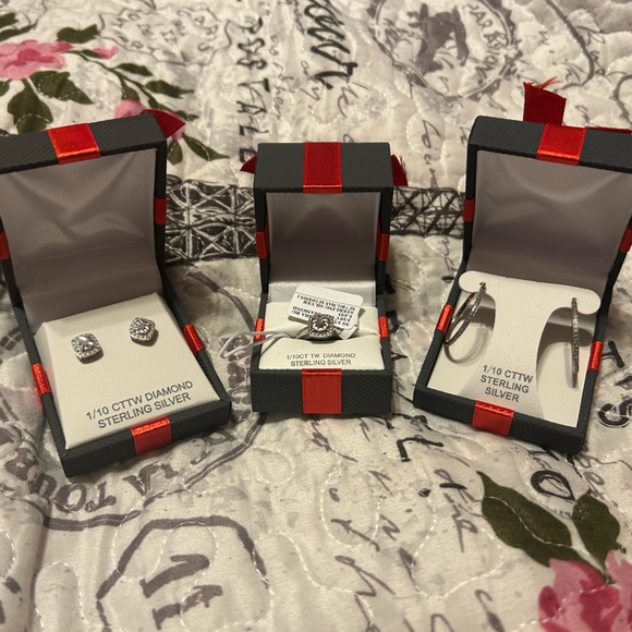 Set of 3 Diamond Pieces - Picture 6 of 7